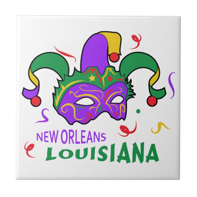 New Orleans Louisiana Fliese (Vorderseite)