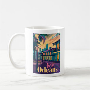 New Orleans Louisiana Französisches Viertel bei Su Kaffeetasse