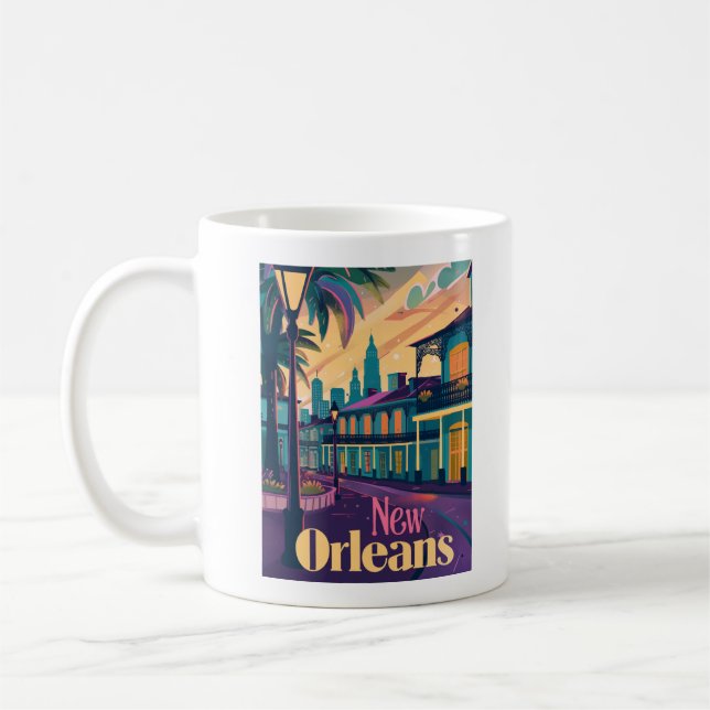 New Orleans Louisiana Französisches Viertel bei Su Kaffeetasse (Links)