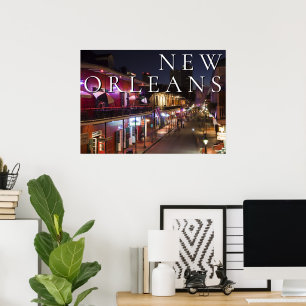 New Orleans, Louisiana French Quarter Poster