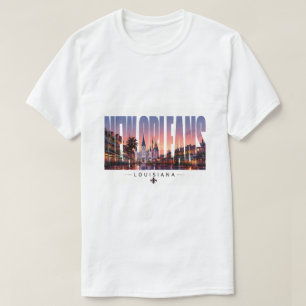 New Orleans Louisiana French Quarter Reiseszene T-Shirt