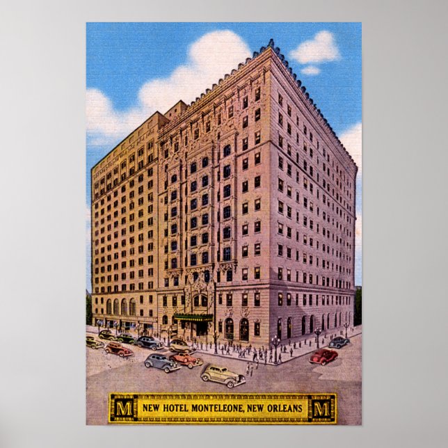 New Orleans Louisiana Hotel Monteleone Poster (Vorne)