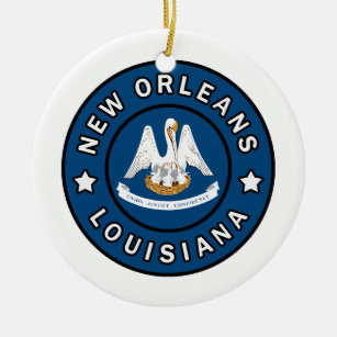 New Orleans Louisiana Keramik Ornament