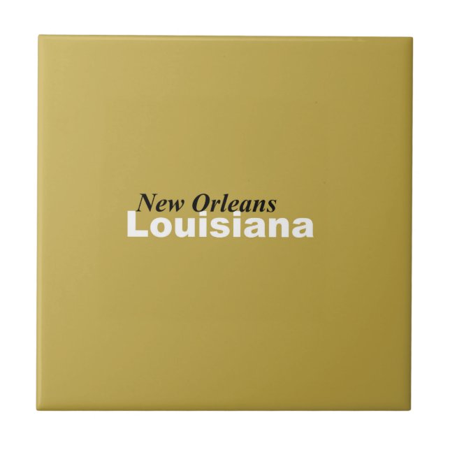 New Orleans, Louisiana Keramik Tile Fliese (Vorderseite)