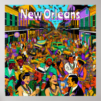 New Orleans, Louisiana Leute, die Spaß haben