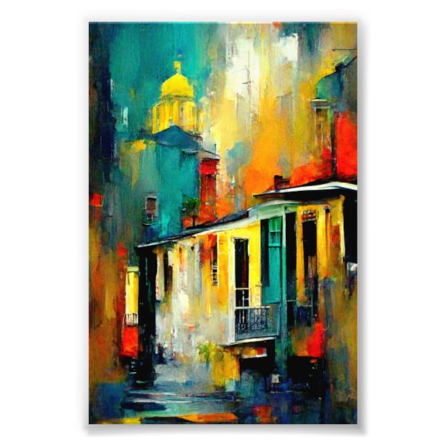 New Orleans, Louisiana, New Orleans Art, modern Fotodruck (Vorne)