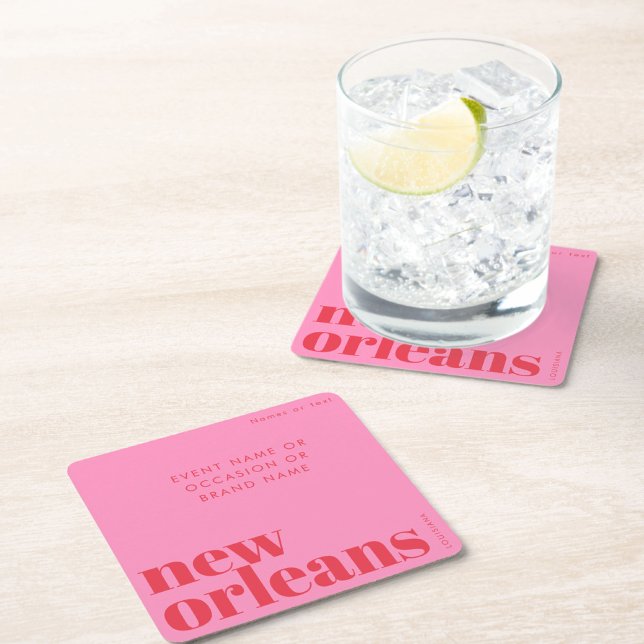 New orleans Louisiana Party Paper Untersetzer (Von Creator hochgeladen)