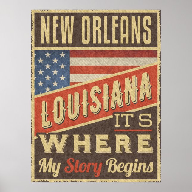 New Orleans Louisiana Poster (Vorne)