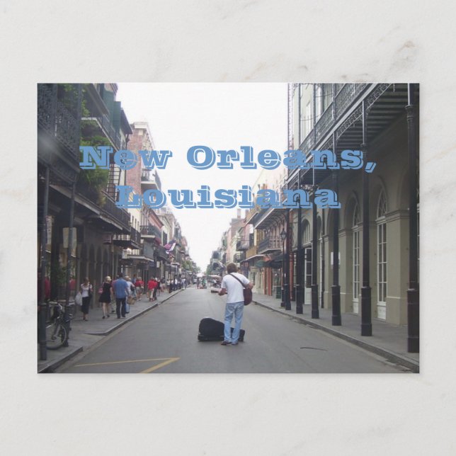 New Orleans, Louisiana Postkarte (Vorderseite)