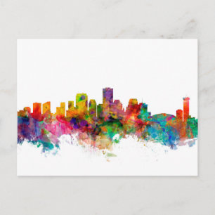 New Orleans Louisiana Skyline Postkarte