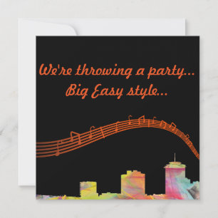 NEW ORLEANS, LOUISIANA SKYLINE WB1 - SAVE THE DATE