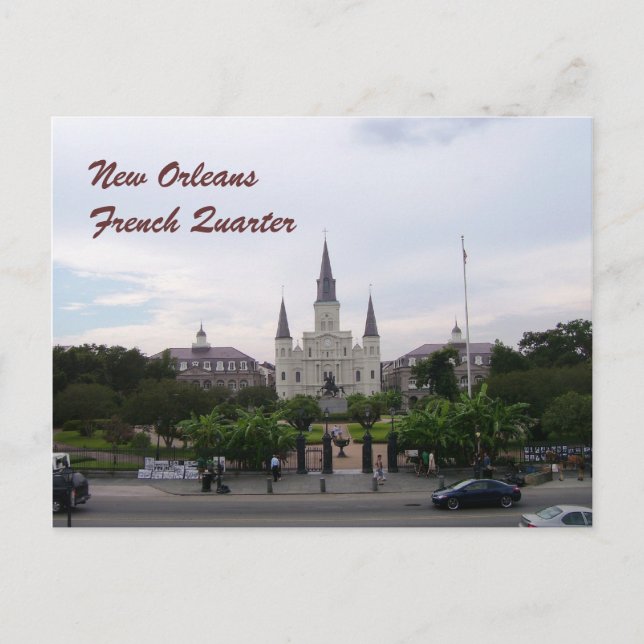 New Orleans, Louisiana St. Louis Kathedrale Postkarte (Vorderseite)