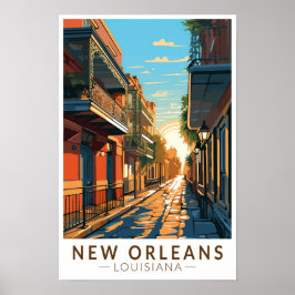 New Orleans Louisiana Städtische Badeanstalt Poster