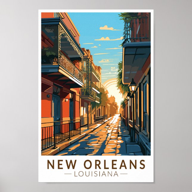 New Orleans Louisiana Städtische Badeanstalt Poster (Vorne)