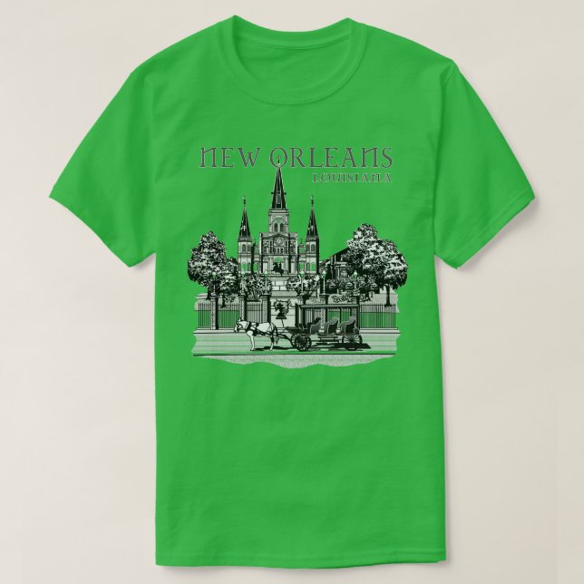 New Orleans Louisiana TShirt (Design vorne)