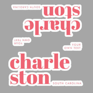 New Orleans Louisiana Typografie Aufkleber