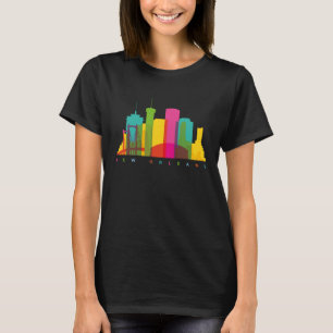New Orleans Louisiana USA Skyline Silhouette Umris T-Shirt