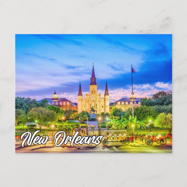 New Orleans, Louisiana, Vereinigte Staaten Postkarte (Vorderseite)