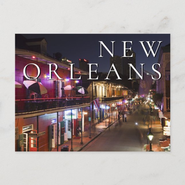 New Orleans, Louisiana | Vielen Dank Postkarte (Vorderseite)