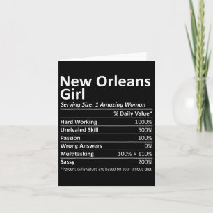 New Orleans Mädchen La Louisiana Lustige Stadt Hei Karte
