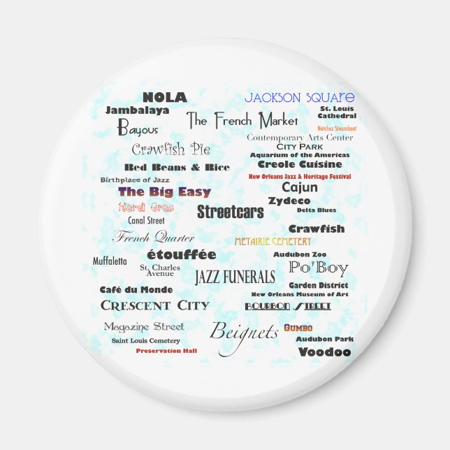 New Orleans Magnet (Vorne)