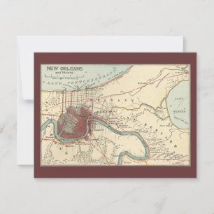 New Orleans Map 1900