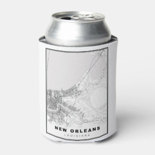 New Orleans Map Dosenkühler