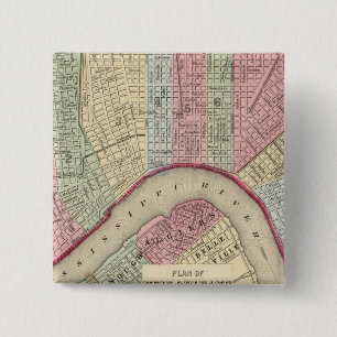 New Orleans Map von Mitchell Button