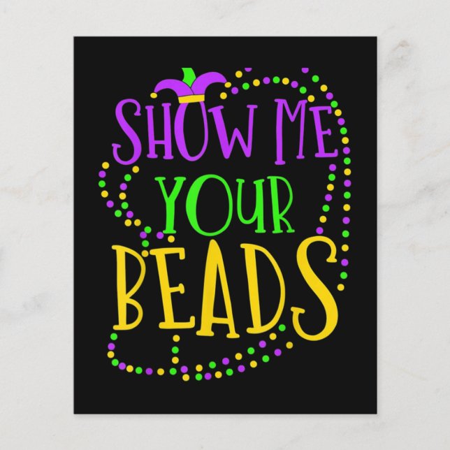 New Orleans Mardi Gras Beads (Vorderseite)