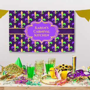 New Orleans Mardi Gras oder Karneval Banner