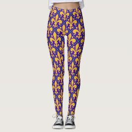 New Orleans Mardi Gras Party Lilie Leggings