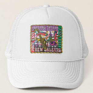 New Orleans Mardi Gras Truckerkappe