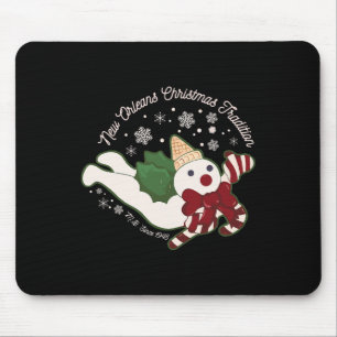 New Orleans Mr Bingle Weihnachtstradition Schneemä Mousepad
