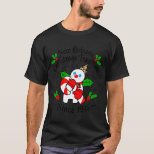 New Orleans Mr Bingle Weihnachtstradition Schneema T-Shirt