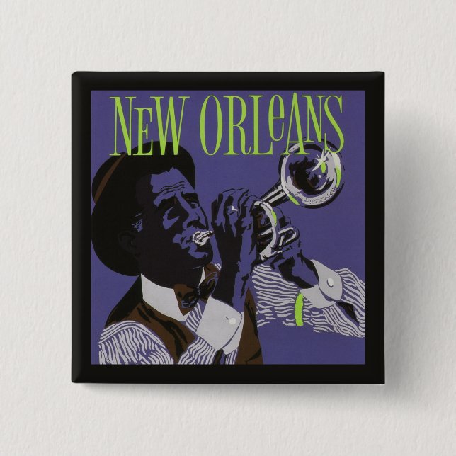 New Orleans Music button (Vorderseite)