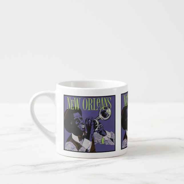 New Orleans Music Espresso Tasse (Links)