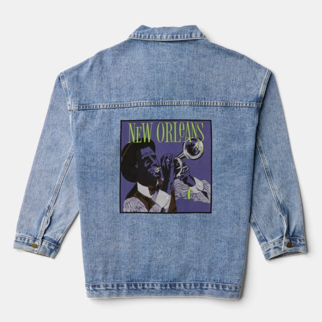 New Orleans Music Jeansjacke (Rückseite)