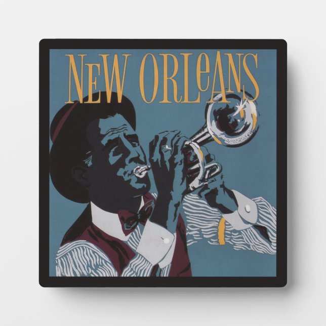 New Orleans Music Plaque Fotoplatte (Vorderseite)