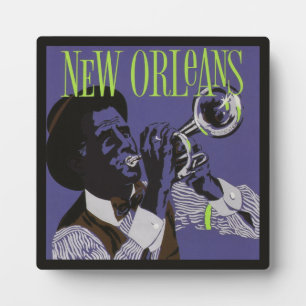 New Orleans Music Plaque Fotoplatte