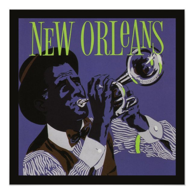 New Orleans Music poster (Vorderseite)