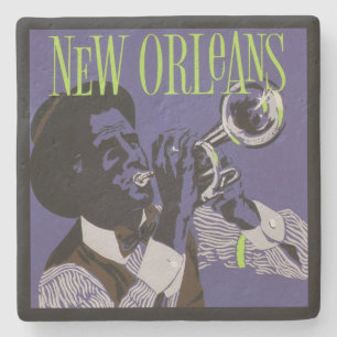 New Orleans Music Stein Untersetzer