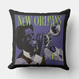New Orleans Music throw Kissen