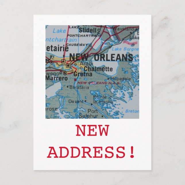 New Orleans New Address Ankündigung (Vorderseite)
