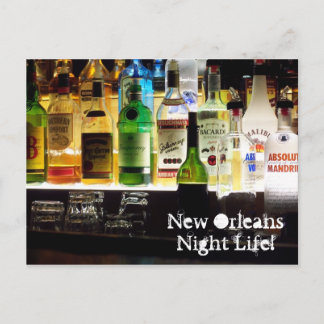 New Orleans Night Life! Postkarte