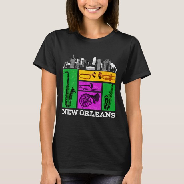 New Orleans, Nola And The Big Easy Men, Women And  T-Shirt (Vorderseite)