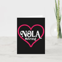 New Orleans Nola Strong Heart Tee New Orleans