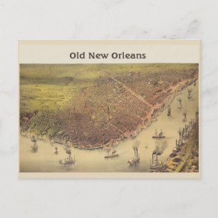 New Orleans Old Time River Front Postkarte
