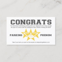 New Orleans Parkplatz All-Stars Scouting Card