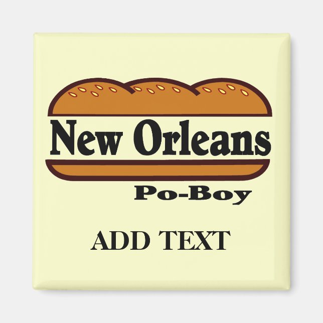 New Orleans Po Boy Magnet (Vorne)