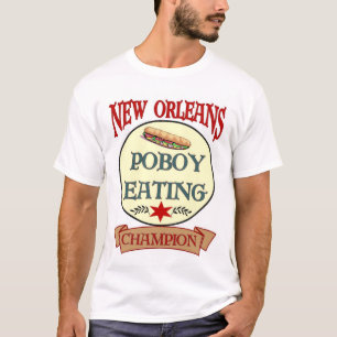 New Orleans Poboy, das Meister isst T-Shirt